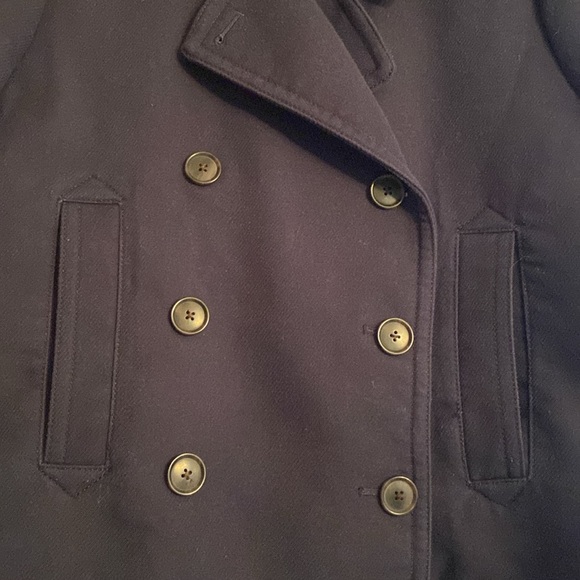 GAP Double Breasted Large Peacoat Jacket 21.5”W x 22.5”L - Picture 6 of 10